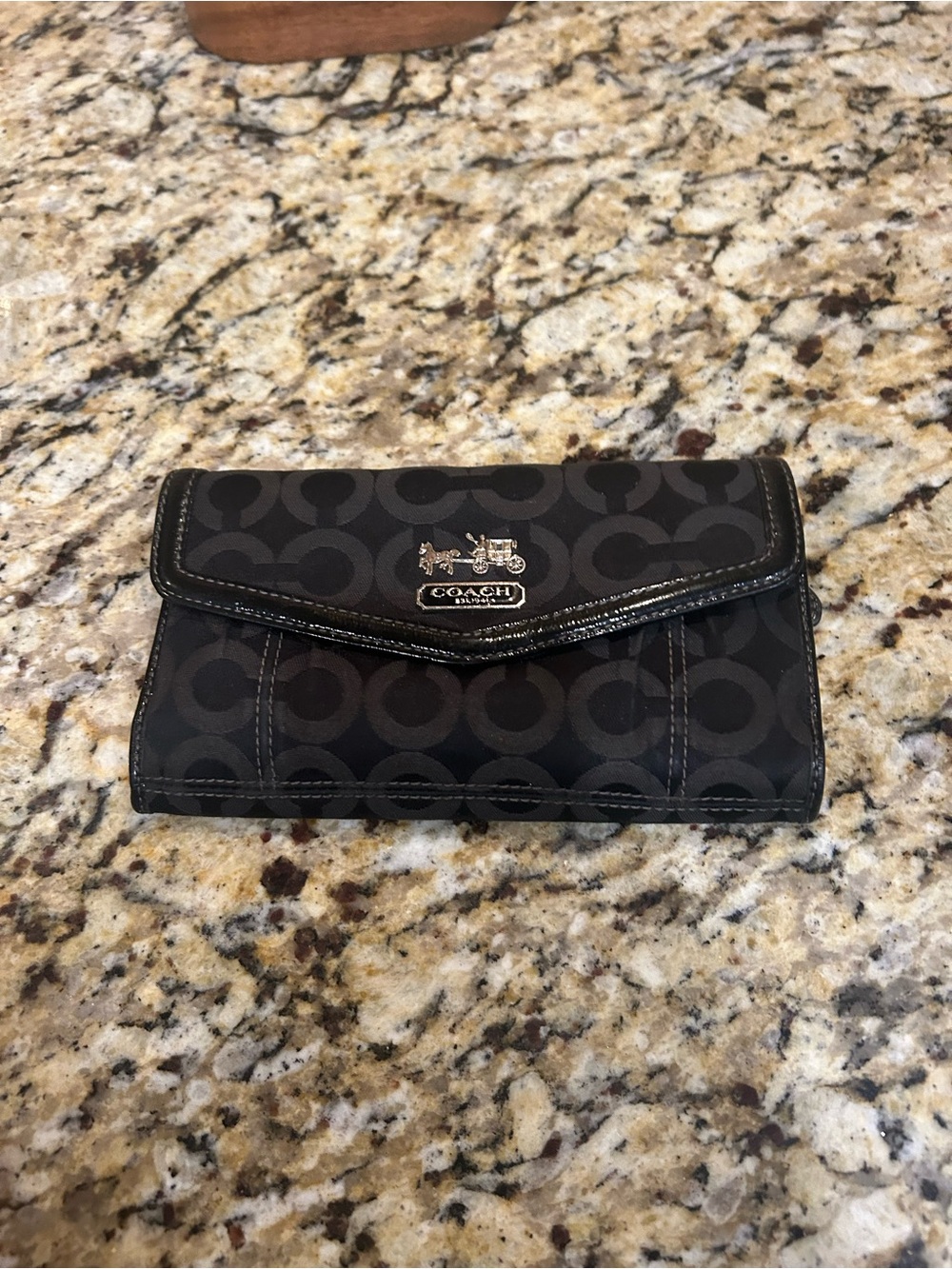 Coach Signature Soho black jacquard and leather bucket bundle with with wallet - Picture 8 of 15